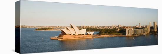 Sydney Opera House, UNESCO World Heritage Site, and Harbour from Sydney Harbour Bridge, Australia-Matthew Williams-Ellis-Premier Image Canvas