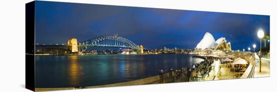 Sydney Opera House, UNESCO World Heritage Site, Harbour Bridge, Sydney Harbour, Australia-Matthew Williams-Ellis-Premier Image Canvas