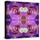 Symmetric Floral Montage of Rose Blossoms with Meadow Flowers-Alaya Gadeh-Premier Image Canvas