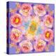 Symmetric Multicolor Layer Work of Blossoms-Alaya Gadeh-Premier Image Canvas