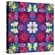 Symmetric Ornament from Multicolor Blossoms-Alaya Gadeh-Premier Image Canvas