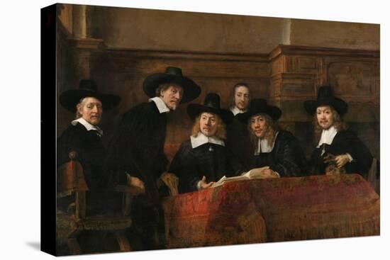Syndics of the Drapers' Guild (The Sampling Official), 1662-Rembrandt van Rijn-Premier Image Canvas