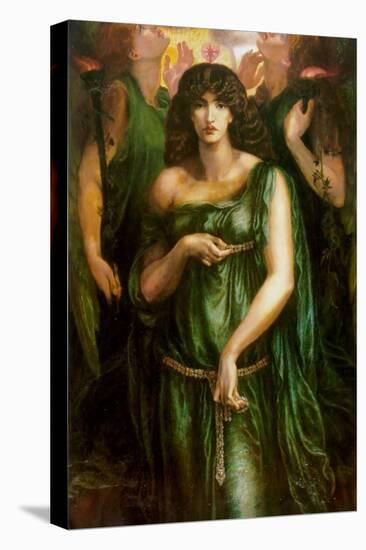 Syrian Astarte Pictured in a Trinity-Dante Gabriel Rossetti-Stretched Canvas