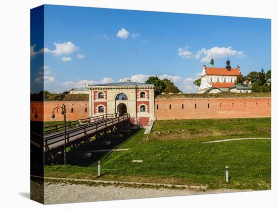 Szczebrzeszyn Gate and Cathedral, Old Town, UNESCO World Heritage Site, Zamosc, Lublin Voivodeship,-Karol Kozlowski-Premier Image Canvas