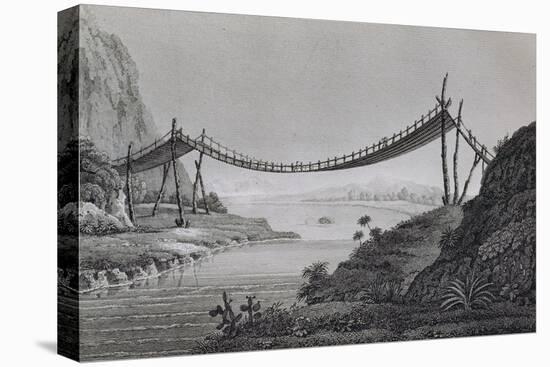 T.1603 Bridge of Ropes, Near Penipe, from Vol II of 'Researches Concerning the Institutions and…-Friedrich Alexander, Baron Von Humboldt-Premier Image Canvas