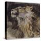 T? de lion rugissant-Eugene Delacroix-Premier Image Canvas