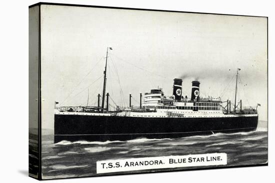 T.S.S. Arandora, Blue Star Line, Dampfschiff-null-Premier Image Canvas