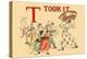 T - Took It-Kate Greenaway-Stretched Canvas