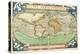 T827 Typus Orbis Terrarum, Map of the World, from "Theatrum Orbis Terrarum", Pub. Antwerp, C.1570-Abraham Ortelius-Premier Image Canvas