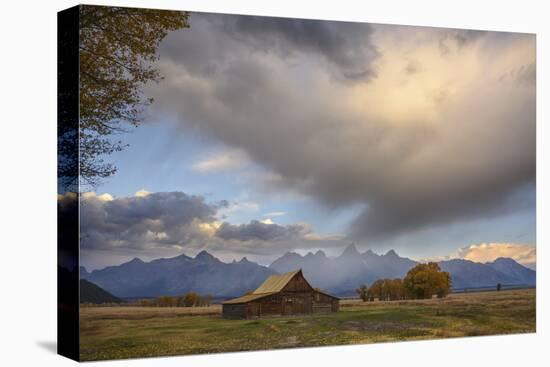 Ta Moulton Barn, Mormon Row, Grand Tetons National Park, Wyoming, United States of America-Gary Cook-Premier Image Canvas