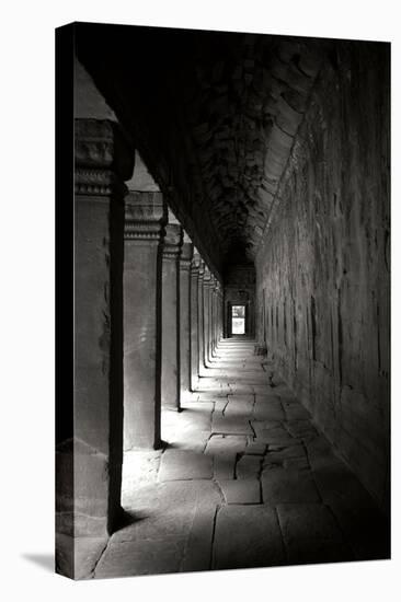 Ta Prohm Walkway BW-Erin Berzel-Premier Image Canvas