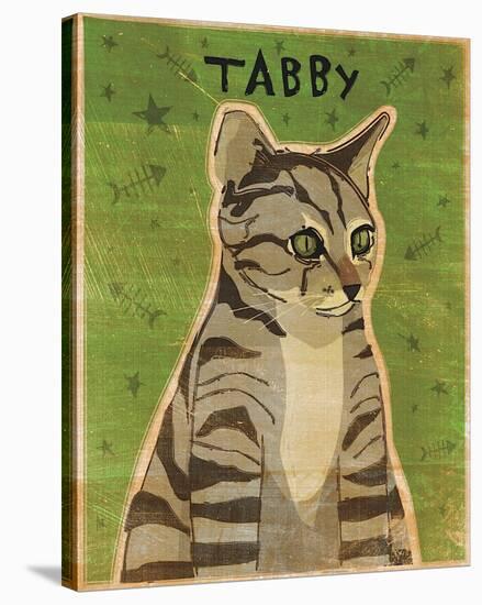 Tabby (grey)-John Golden-Stretched Canvas