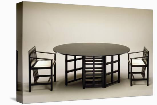 Table and Chairs, 1903-1905-Charles Rennie Mackintosh-Premier Image Canvas