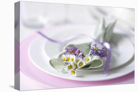 Table Decoration with Wild Flowers-Brigitte Protzel-Premier Image Canvas