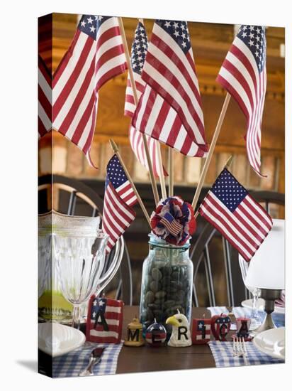 Table Laid for 4th of July (USA)-null-Premier Image Canvas