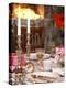 Table Laid for Christmas with Candles-Alena Hrbkova-Premier Image Canvas