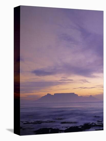 Table Mountain and Cape Town Fr. Bloubergstrand, South Africa-Walter Bibikow-Premier Image Canvas