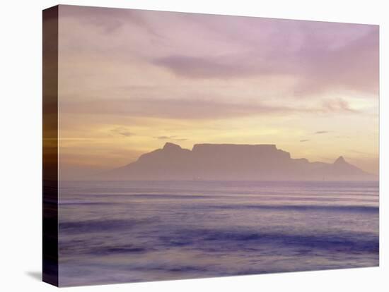 Table Mountain at Dusk, Cape Town, South Africa-Walter Bibikow-Premier Image Canvas