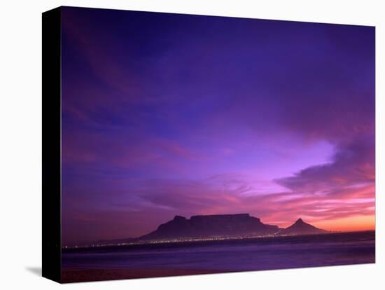 Table Mountain, Sunset, Cape Town, South Africa-Steve Vidler-Premier Image Canvas