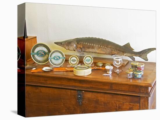Table of Fish, Caviar, Tins, Glass Jars with Pate-Per Karlsson-Premier Image Canvas