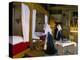 Tableau Shows Work of the Nursing Sisters, Hotel Dieu, Beaune, Burgundy, France-Adam Woolfitt-Premier Image Canvas