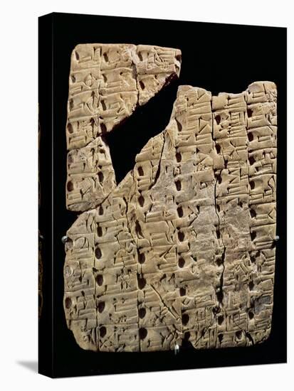 Tablet with Cuneiform Script, from Uruk, circa 3200 BC-null-Premier Image Canvas