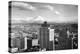 Tacoma, WA View of Rainier from Medical Arts Building Photograph - Tacoma, WA-Lantern Press-Stretched Canvas