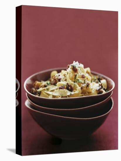 Tagliatelle with Chestnuts, Pancetta, and Sage - Conde Nast Collection-null-Premier Image Canvas