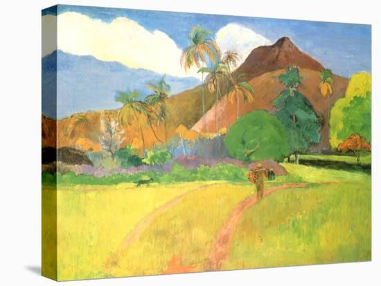 Tahitian Landscape, 1891-Paul Gauguin-Premier Image Canvas