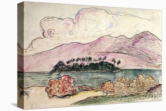 Tahitian Landscape-Paul Gauguin-Premier Image Canvas