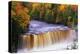 Tahquamenon Falls in Autumn-Joseph Sohm-Premier Image Canvas