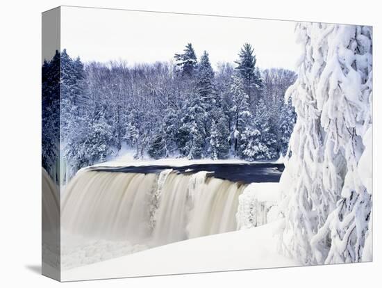 Tahquamenon Falls in Snow-Jim Zuckerman-Premier Image Canvas