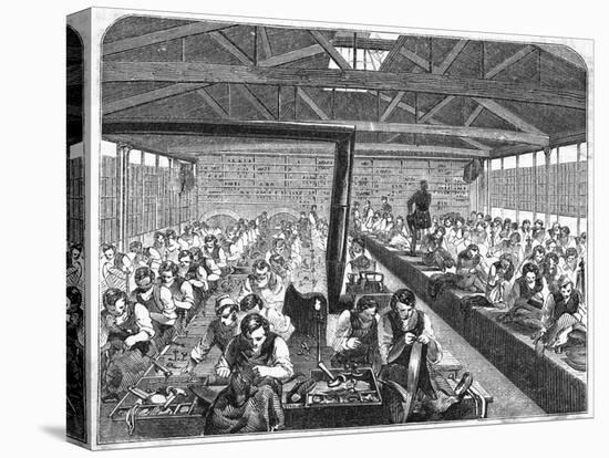 Tailors' and Shoemakers' at Coldbath Fields Prison-null-Stretched Canvas