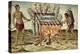 Taino Natives Cooking Fish-null-Premier Image Canvas