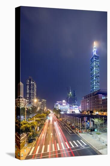 Taipei 101 Building, Taipei, Taiwan, Asia-Christian Kober-Premier Image Canvas