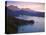 Taiwan, Nantou, View of Sun Moon Lake at Sunset-Jane Sweeney-Premier Image Canvas