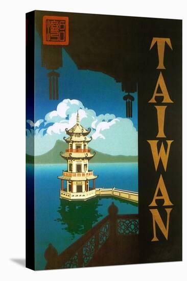 Taiwan: Sun Moon Lake, c.1950-null-Premier Image Canvas