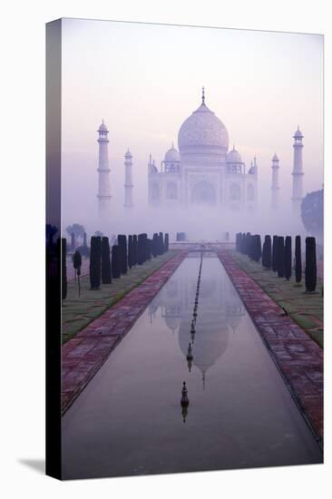 Taj Mahal at Dawn, UNESCO World Heritage Site, Agra, Uttar Pradesh, India, Asia-Peter Barritt-Premier Image Canvas