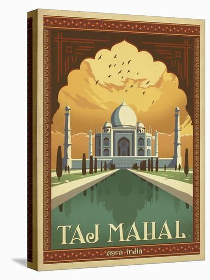 Taj Mahal, India-Anderson Design Group-Stretched Canvas
