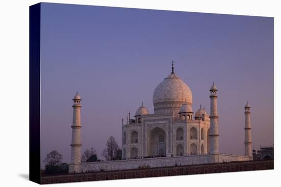 Taj Mahal North Side Viewed across Yamuna River at Sunset, Agra, Uttar Pradesh, India, Asia-Peter Barritt-Premier Image Canvas