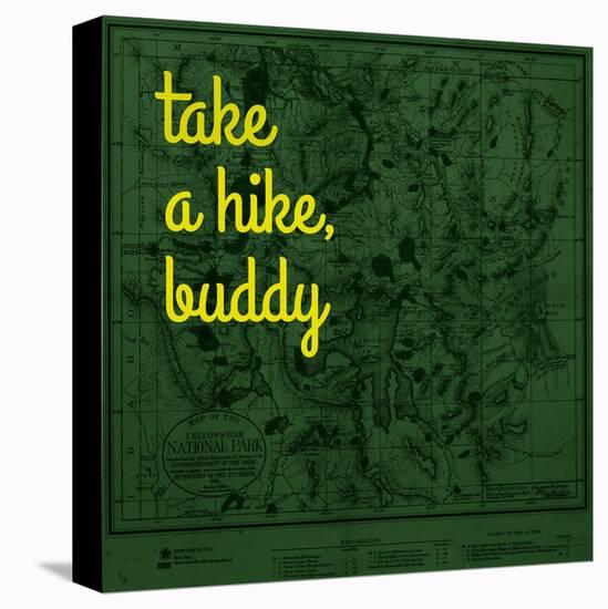 Take a Hike, Buddy - 1881, Yellowstone National Park 1881, Wyoming, United States Map-null-Premier Image Canvas