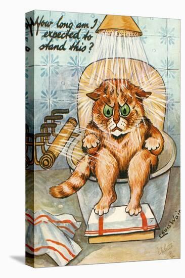 Taking the Waters as Seen by Louis Wain, C.1930-Louis Wain-Premier Image Canvas