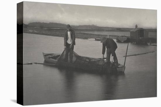 Taking up the Eel-Net ( levée du filet à anguilles )-Peter Henry Emerson-Premier Image Canvas