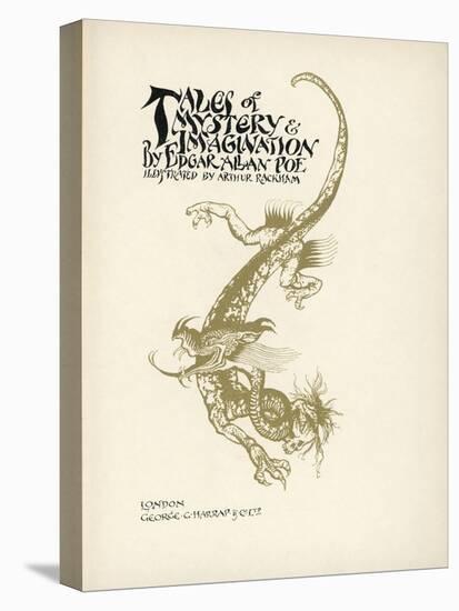 Tales of Mystery and Imagination-Arthur Rackham-Stretched Canvas