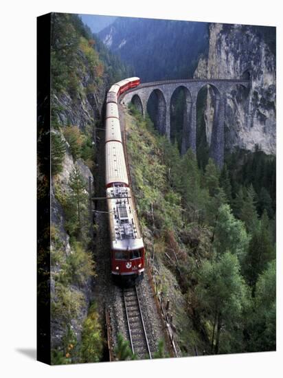 Tall Rock Bridge, Bernina, Switzerland-Gavriel Jecan-Premier Image Canvas