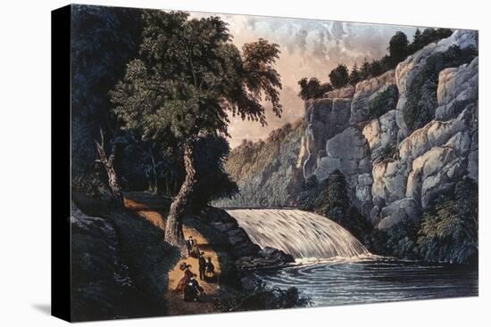 Tallulah Falls, Georgia-Currier & Ives-Premier Image Canvas