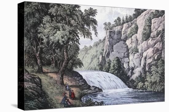 Tallulah Falls, Georgia-Currier & Ives-Premier Image Canvas