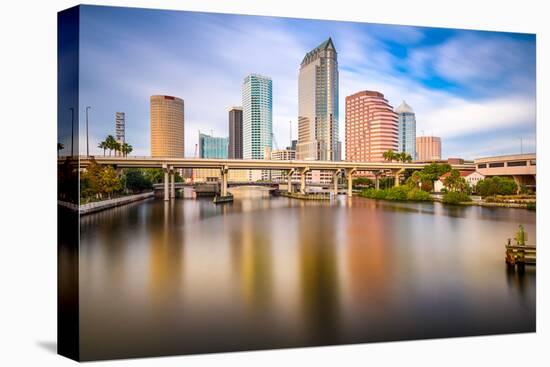 Tampa, Florida, USA Downtown City Skyline on the Hillsborough River.-SeanPavonePhoto-Premier Image Canvas