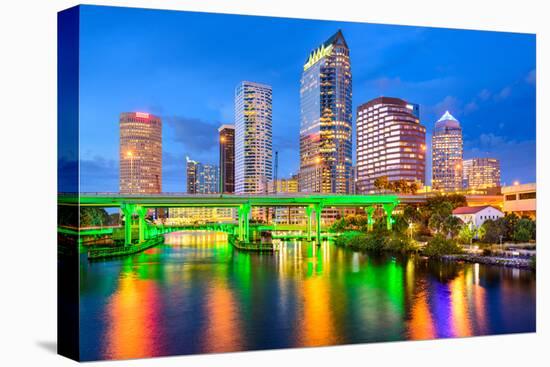 Tampa, Florida, USA Downtown City Skyline on the Hillsborough River.-SeanPavonePhoto-Premier Image Canvas