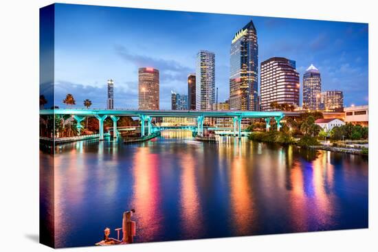 Tampa, Florida, USA Downtown City Skyline over the Hillsborough River.-SeanPavonePhoto-Premier Image Canvas
